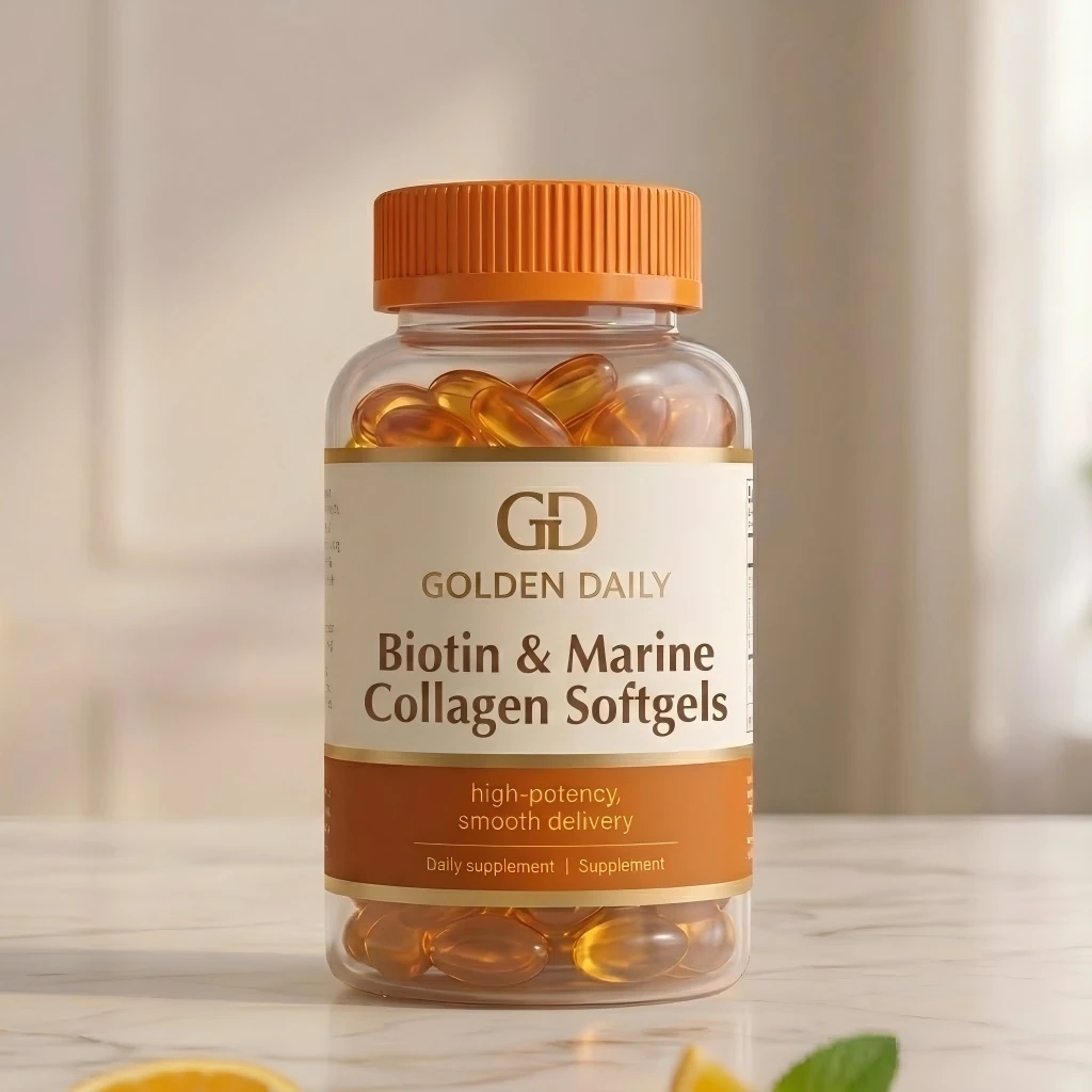 Biotin Marine Collagen Softgels bottle