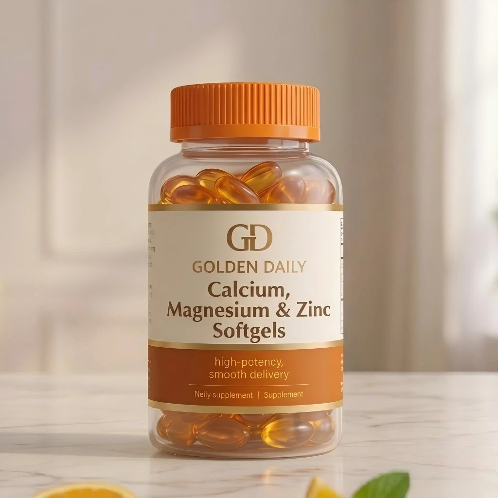 Calcium Magnesium Zinc Softgels bottle