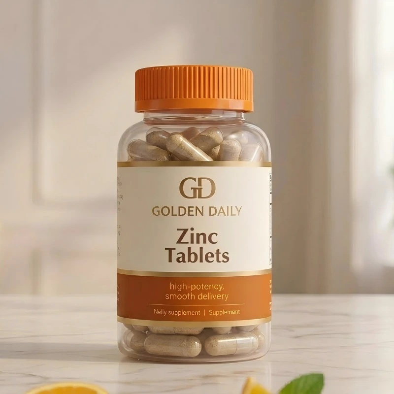 Zinc supplements in capsule and tablet formats