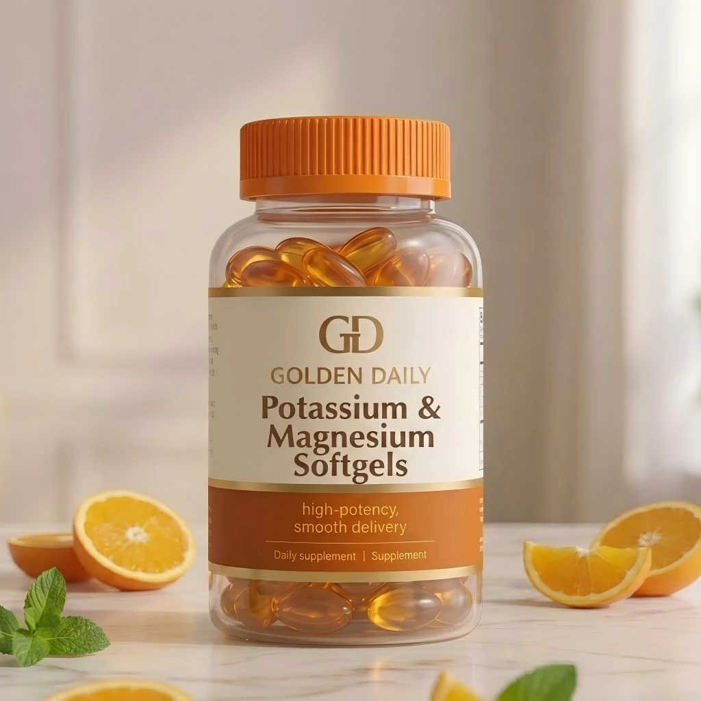 Potassium Magnesium Softgels bottle